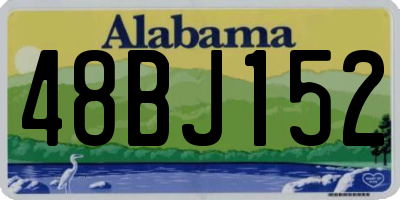 AL license plate 48BJ152