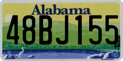 AL license plate 48BJ155