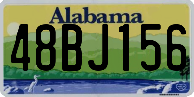 AL license plate 48BJ156