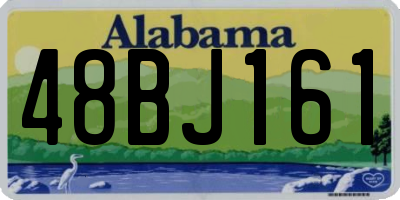 AL license plate 48BJ161