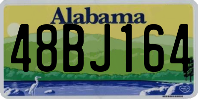 AL license plate 48BJ164