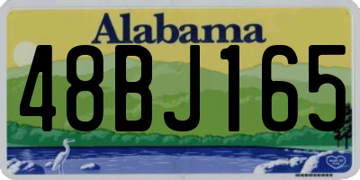 AL license plate 48BJ165