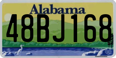 AL license plate 48BJ168