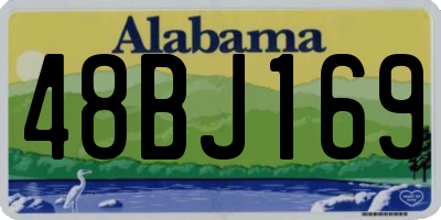 AL license plate 48BJ169