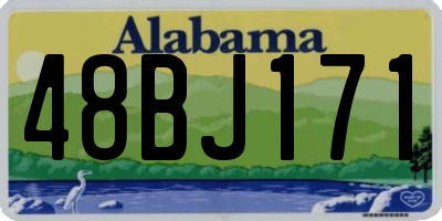 AL license plate 48BJ171