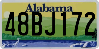 AL license plate 48BJ172