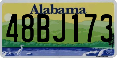AL license plate 48BJ173
