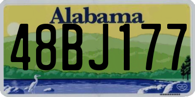 AL license plate 48BJ177