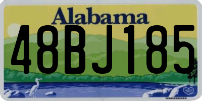 AL license plate 48BJ185
