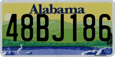 AL license plate 48BJ186
