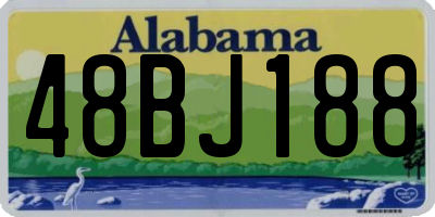 AL license plate 48BJ188