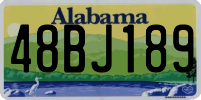 AL license plate 48BJ189