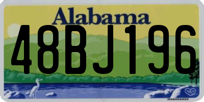 AL license plate 48BJ196
