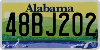 AL license plate 48BJ202