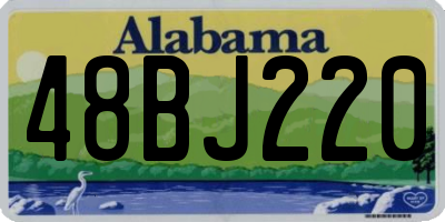 AL license plate 48BJ220
