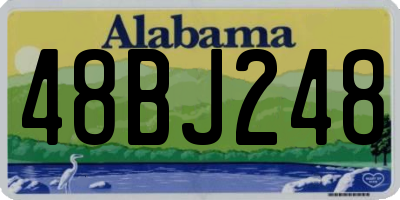 AL license plate 48BJ248