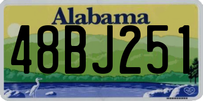AL license plate 48BJ251