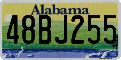 AL license plate 48BJ255