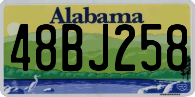 AL license plate 48BJ258