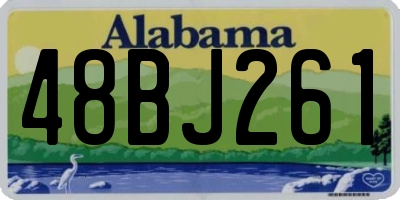 AL license plate 48BJ261