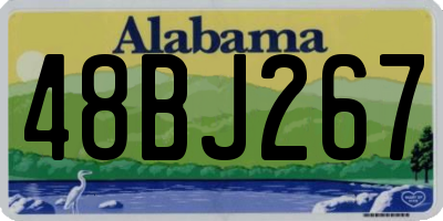 AL license plate 48BJ267