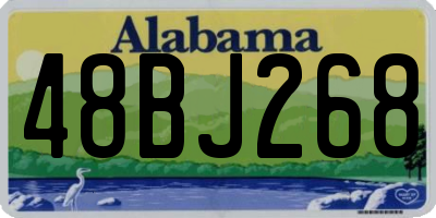 AL license plate 48BJ268