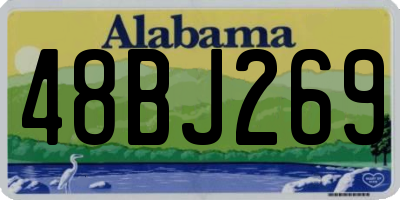 AL license plate 48BJ269