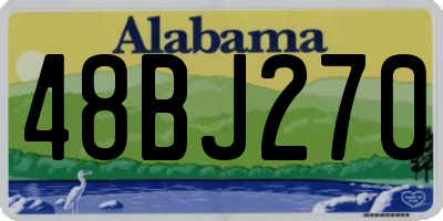 AL license plate 48BJ270