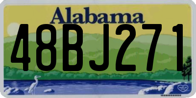 AL license plate 48BJ271