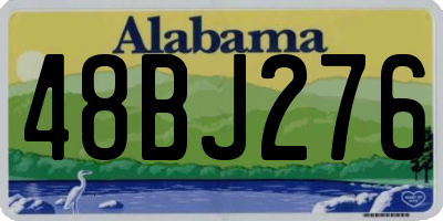 AL license plate 48BJ276