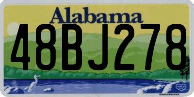 AL license plate 48BJ278