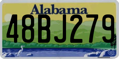 AL license plate 48BJ279