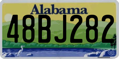 AL license plate 48BJ282