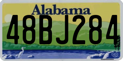 AL license plate 48BJ284