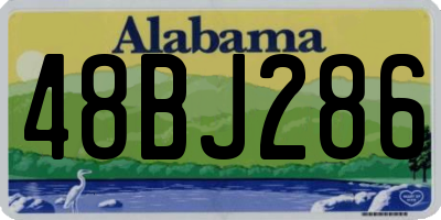 AL license plate 48BJ286