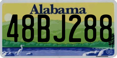 AL license plate 48BJ288