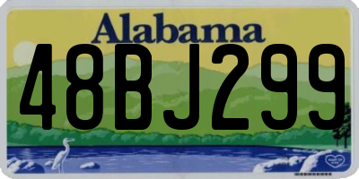 AL license plate 48BJ299