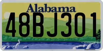 AL license plate 48BJ301