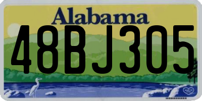 AL license plate 48BJ305