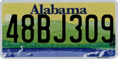 AL license plate 48BJ309