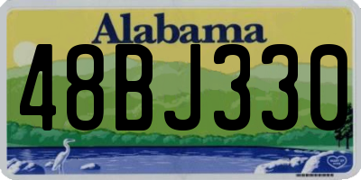 AL license plate 48BJ330