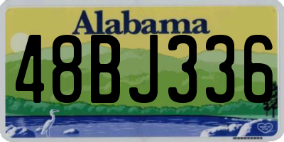AL license plate 48BJ336