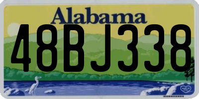 AL license plate 48BJ338