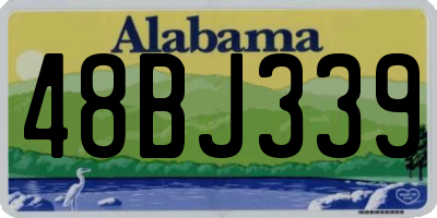 AL license plate 48BJ339