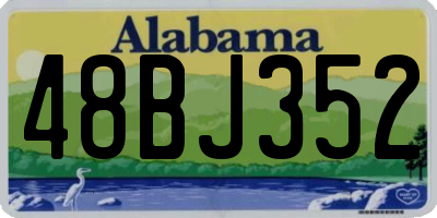 AL license plate 48BJ352