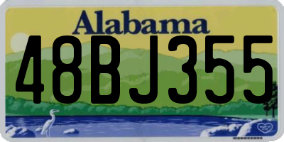 AL license plate 48BJ355