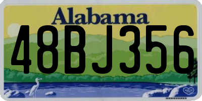 AL license plate 48BJ356