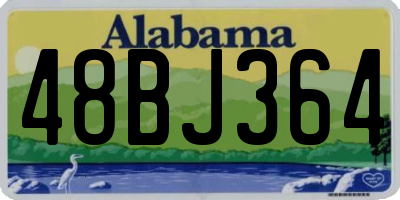 AL license plate 48BJ364