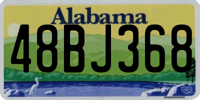 AL license plate 48BJ368