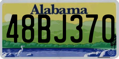 AL license plate 48BJ370